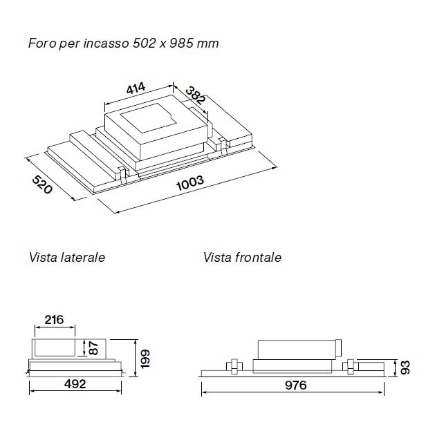 Falmec afzuigkap MIRAGE100W afbeelding 3