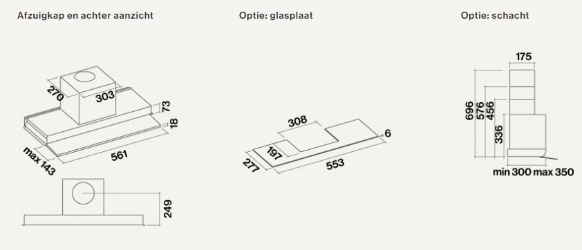Falmec afzuigkap  MOVE60W afbeelding 4