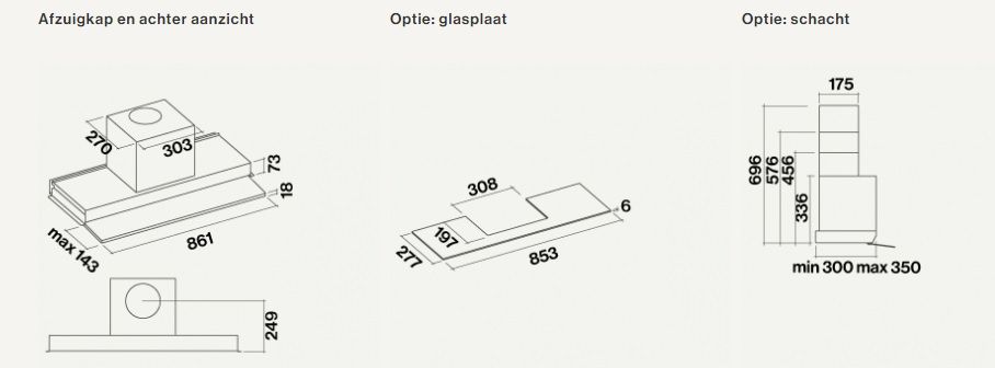 Falmec afzuigkap  MOVE90W afbeelding 4