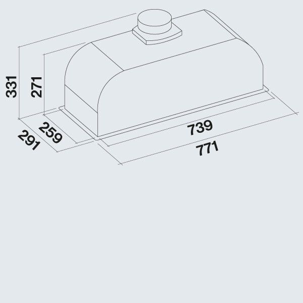 MURAN70BL Falmec afbeelding 2