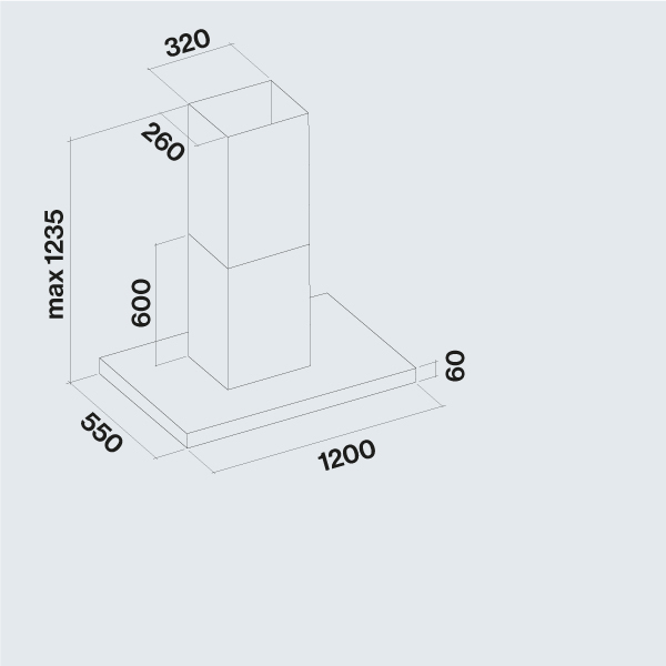 PLANEPLUS120E3W Falmec afbeelding 2