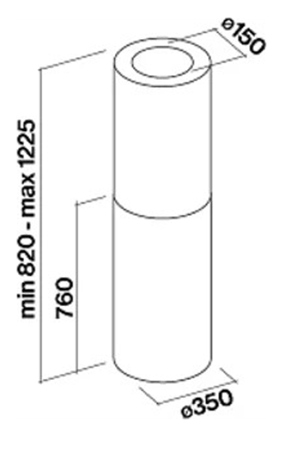 POLAR35E3/E Falmec afbeelding 2