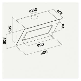 QUASTO120W1 Falmec afbeelding 2