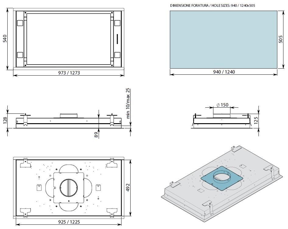 Falmec afzuigkap  STELL127W afbeelding 4