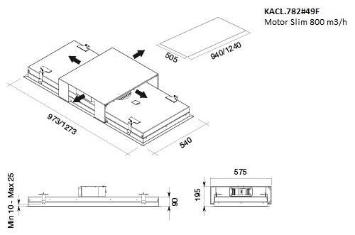 Falmec afzuigkap STELL127W afbeelding 3