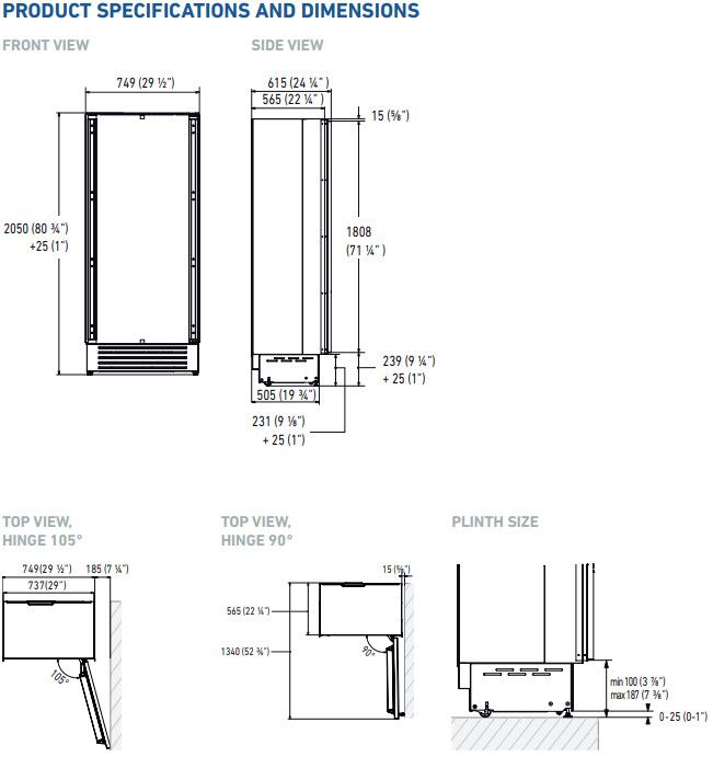 Fhiaba koelkast inbouw S750FR3 afbeelding 4