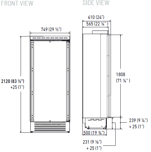 Fhiaba S750FZ6 inbouw vriezer afbeelding 6
