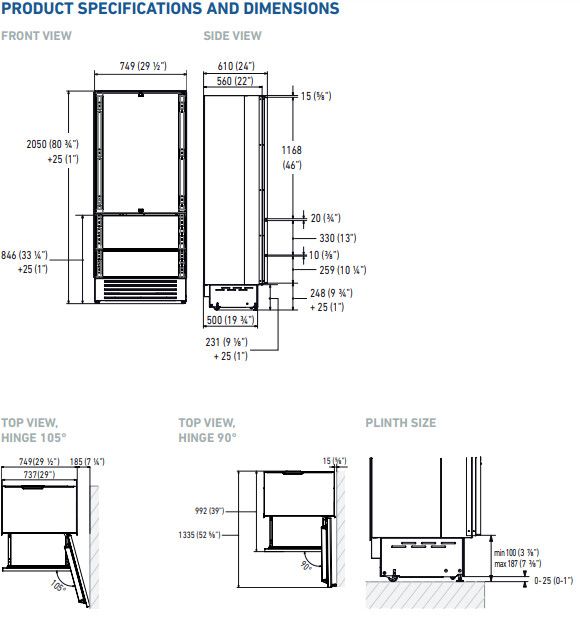 Fhiaba koelkast inbouw S750HST3 afbeelding 4