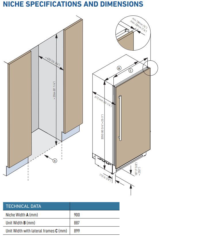 Fhiaba koelkast inbouw S8990FR6D afbeelding 4