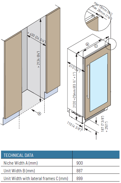 Fhiaba S900FG3 inbouw koelkast afbeelding 5