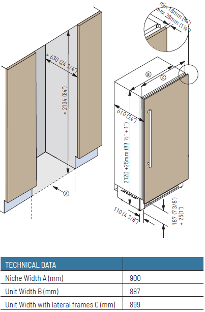 Fhiaba S900FR3 inbouw koelkast afbeelding 5