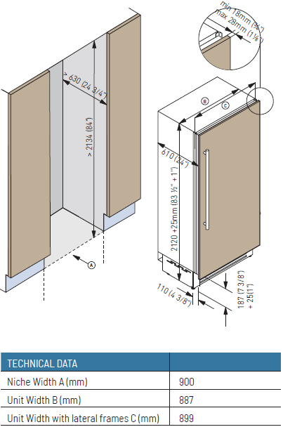 Fhiaba S900FZ3 inbouw vriezer afbeelding 5
