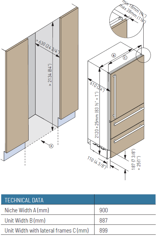 Fhiaba S900HST3 inbouw koelkast afbeelding 5