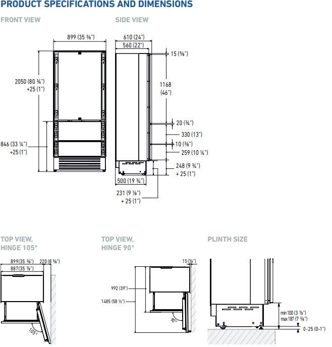 Fhiaba koelkast inbouw S900HST6 afbeelding 4