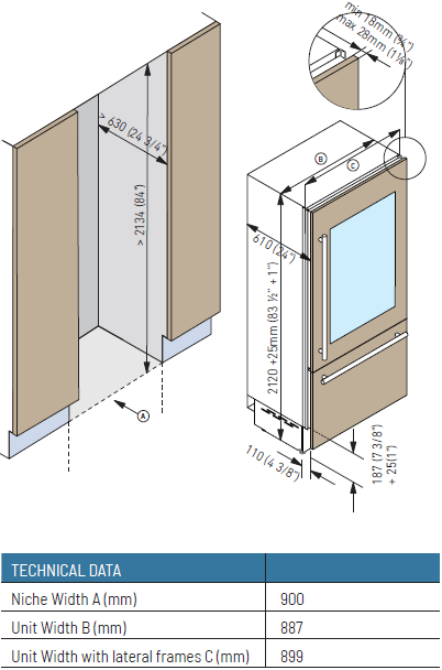 Fhiaba S900TGT3 inbouw koelkast afbeelding 5