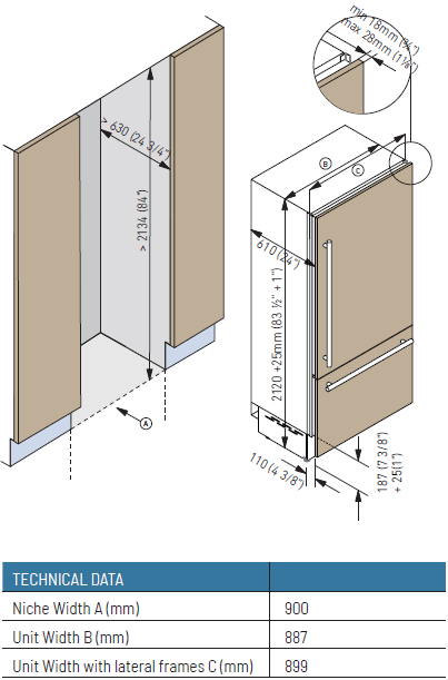 Fhiaba S900TST3 inbouw koelkast afbeelding 5