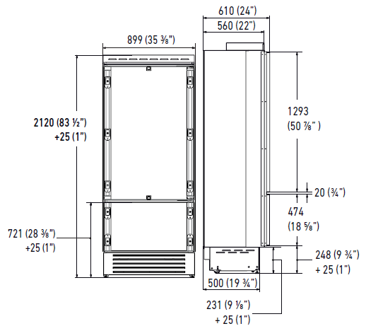 Fhiaba S901TST6 inbouw koelkast afbeelding 5