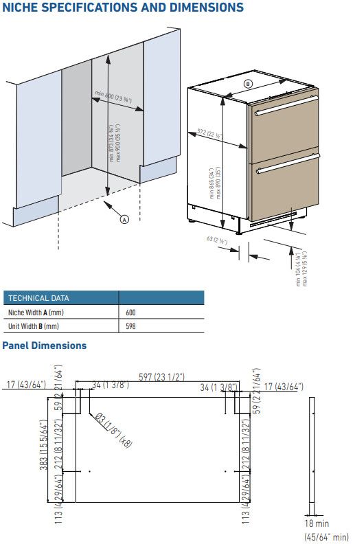 Fhiaba koelkast UC2D60P afbeelding 3