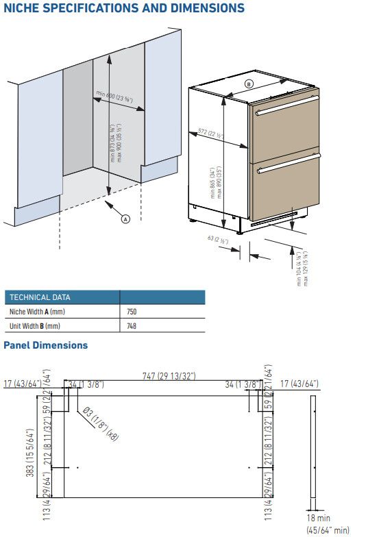 Fhiaba koelkast UC2D75P afbeelding 3