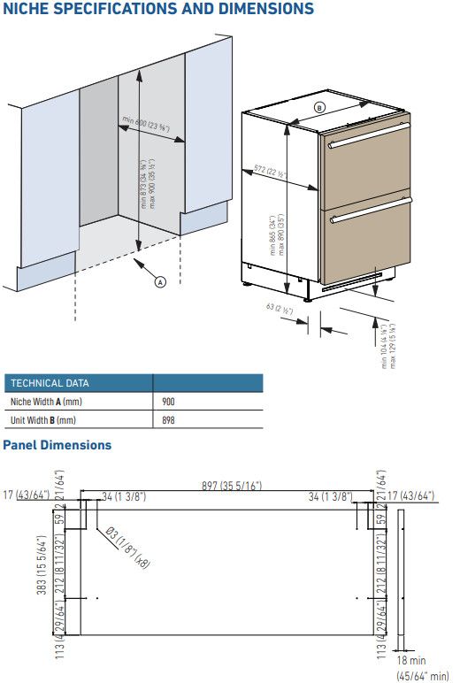 Fhiaba koelkast inbouw UC2D90P afbeelding 4