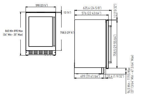 Fhiaba koelkast UCB601TPOX afbeelding 3