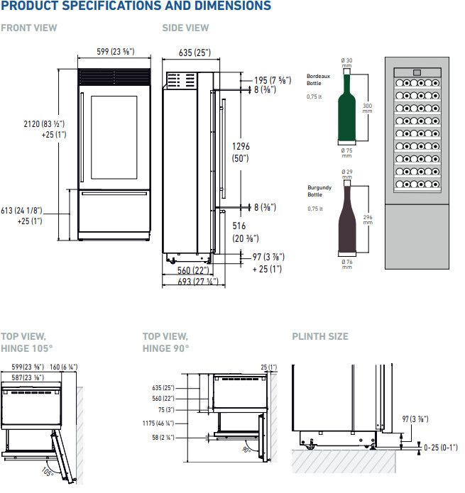 Fhiaba wijnkast XS600TWT6 afbeelding 3