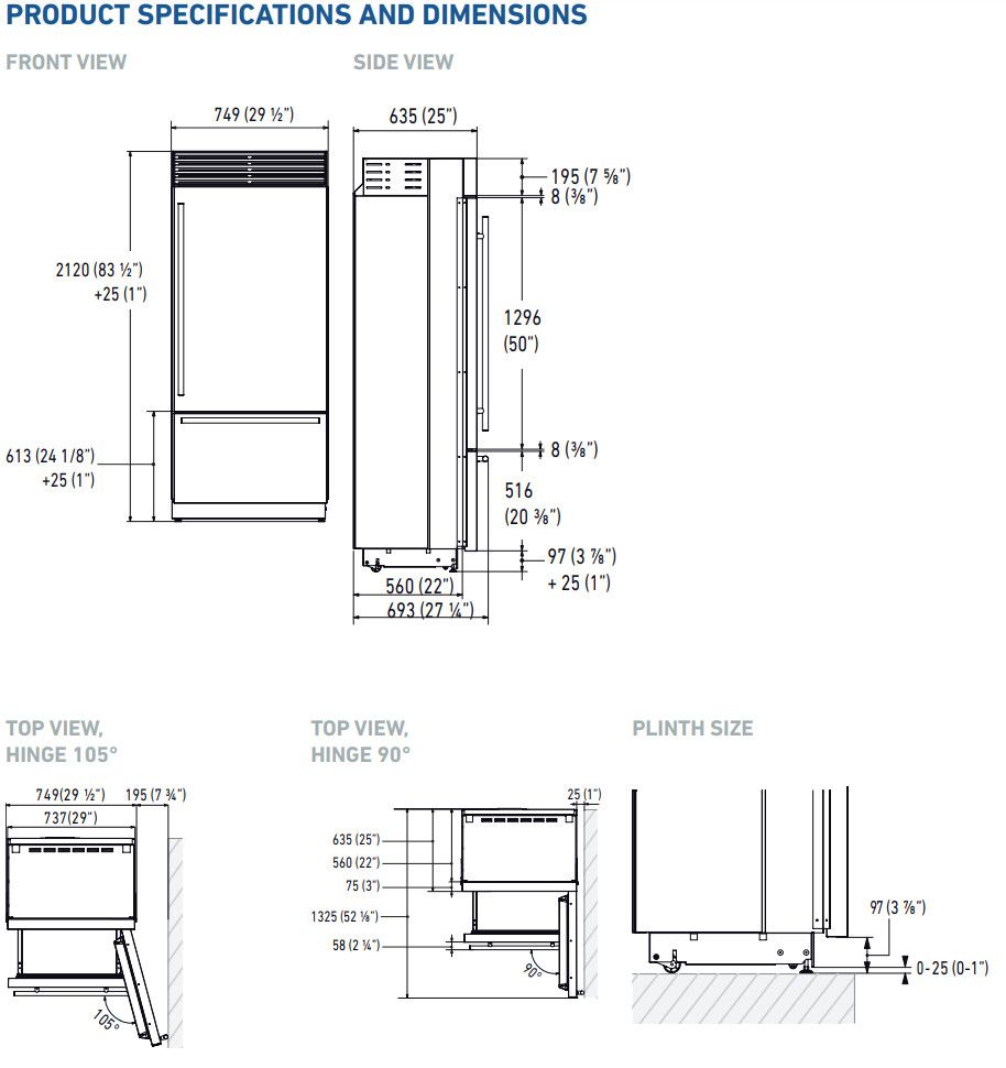 Fhiaba koelkast inbouw XS750TST3I afbeelding 4