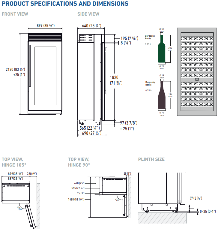 Fhiaba wijnkast XS900FW3 afbeelding 3