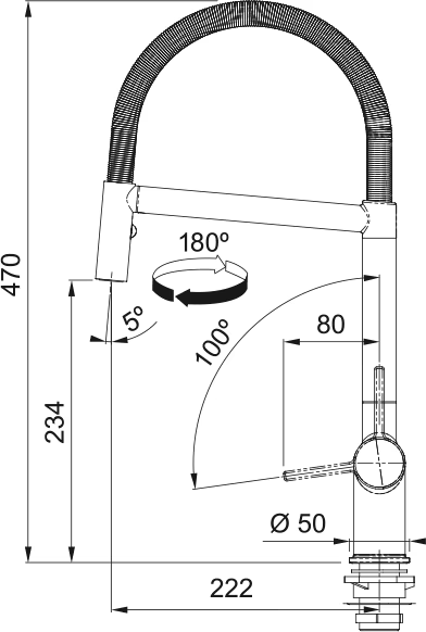 Franke 1150653407  keukenkraan afbeelding 5