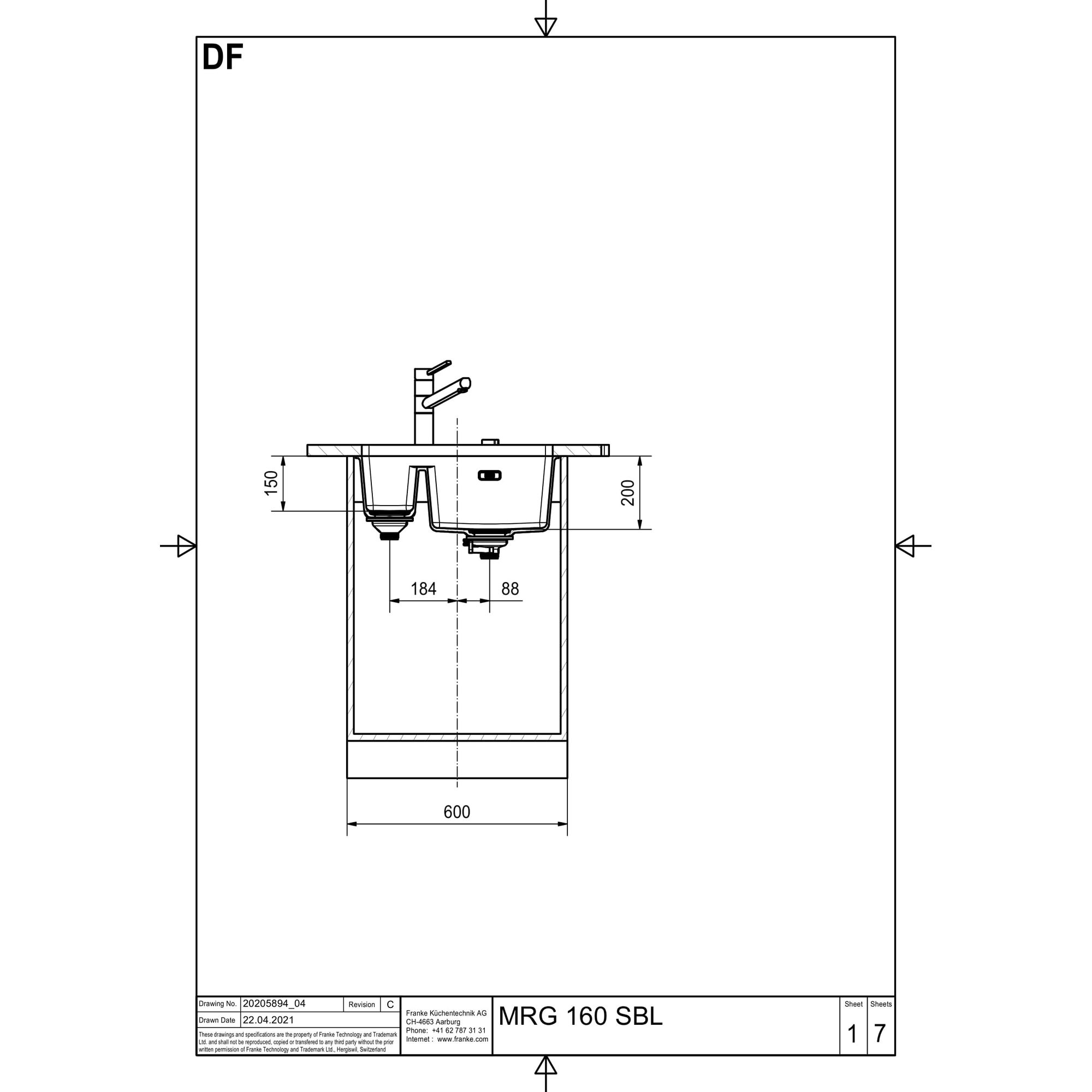 Franke spoelbak 1250714607 afbeelding 3