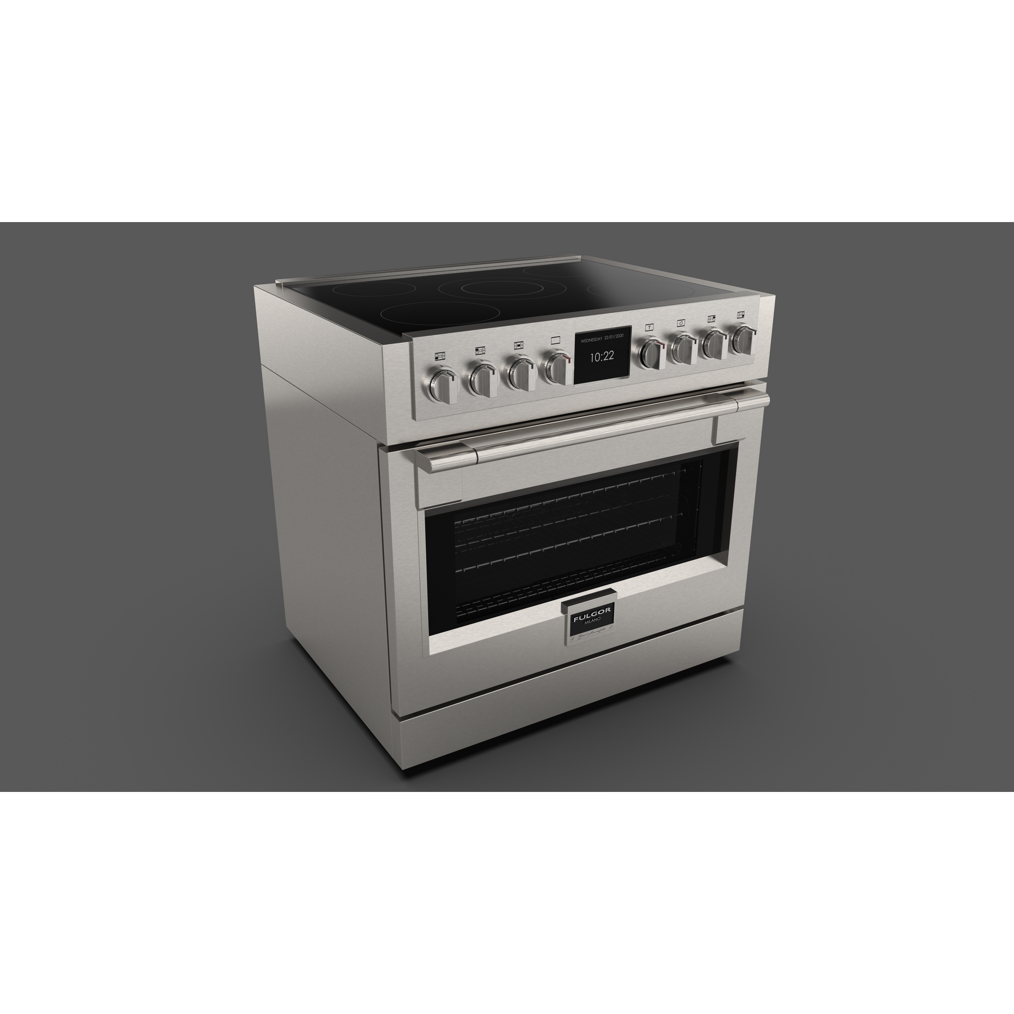 Fulgor Milano fornuis FSRC3605PMIMK2FX afbeelding 3