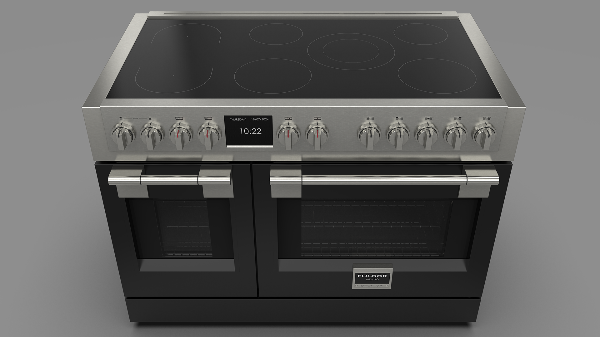Fulgor Milano fornuis  FSRC4807PMIMK2FMBK afbeelding 4