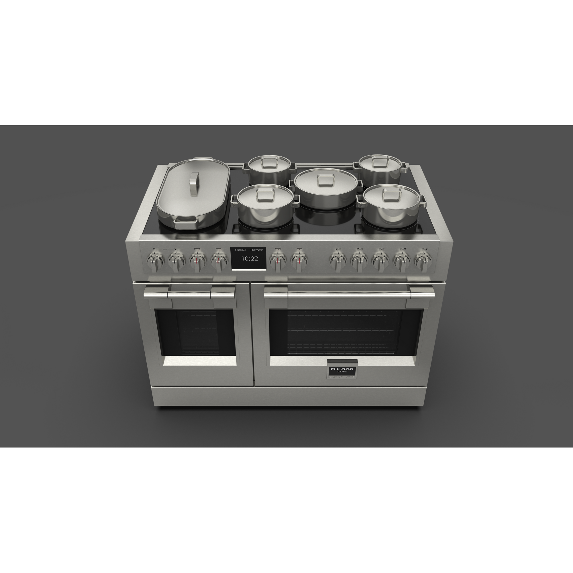 Fulgor Milano fornuis  FSRC4807PMIMK2FX afbeelding 4