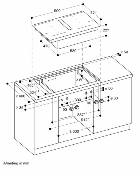 Gaggenau kookplaat inbouw CV492100 afbeelding 4