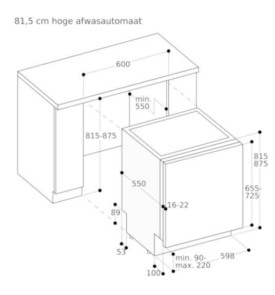 Gaggenau DF210100 inbouw vaatwasser afbeelding 5