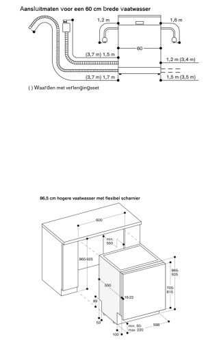 Gaggenau vaatwasser inbouw DF271101F afbeelding 4