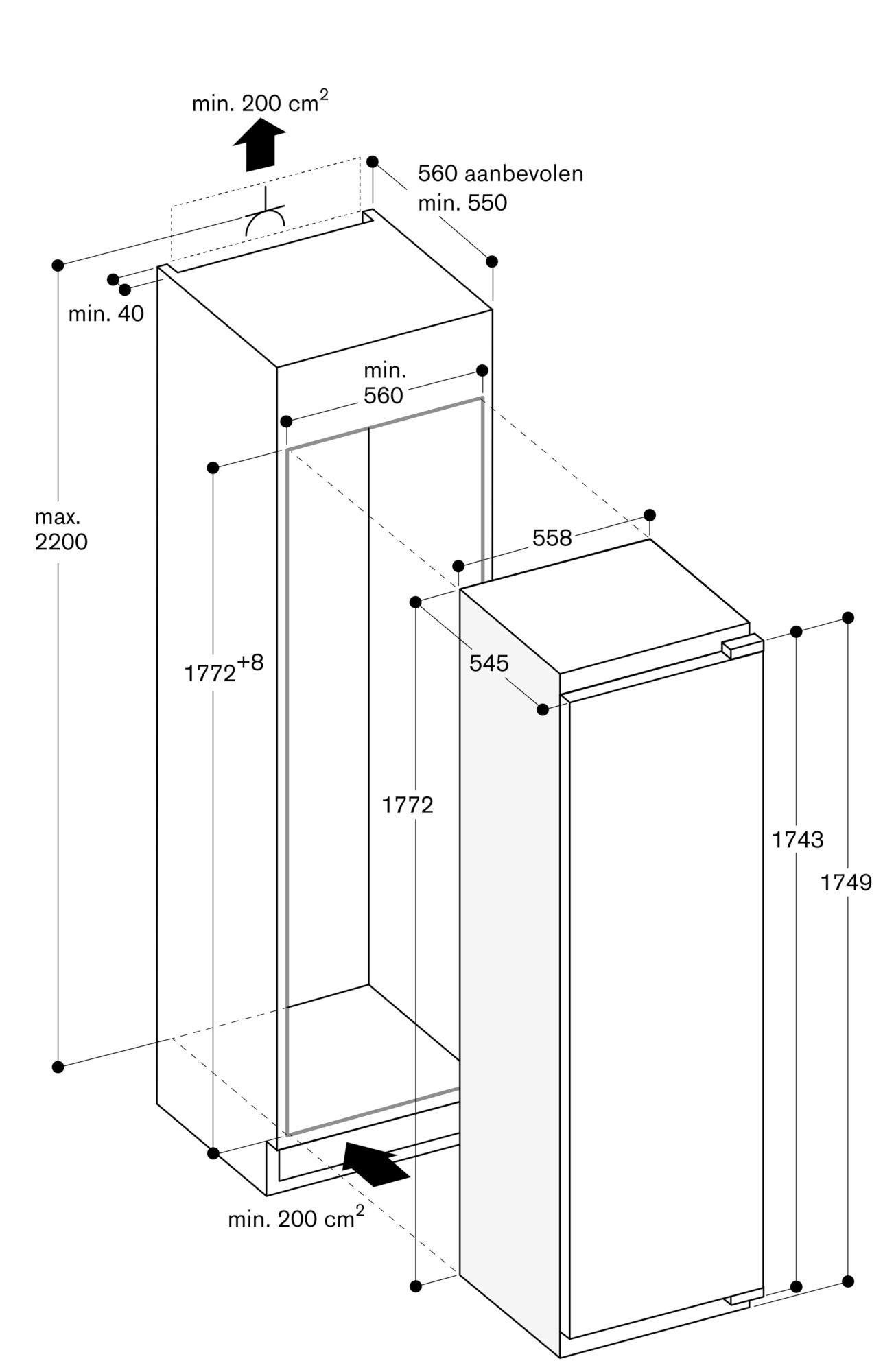 Gaggenau vriezer RF282306 afbeelding 3