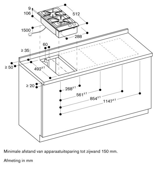 Gaggenau VG232120F inbouw kookplaat afbeelding 5