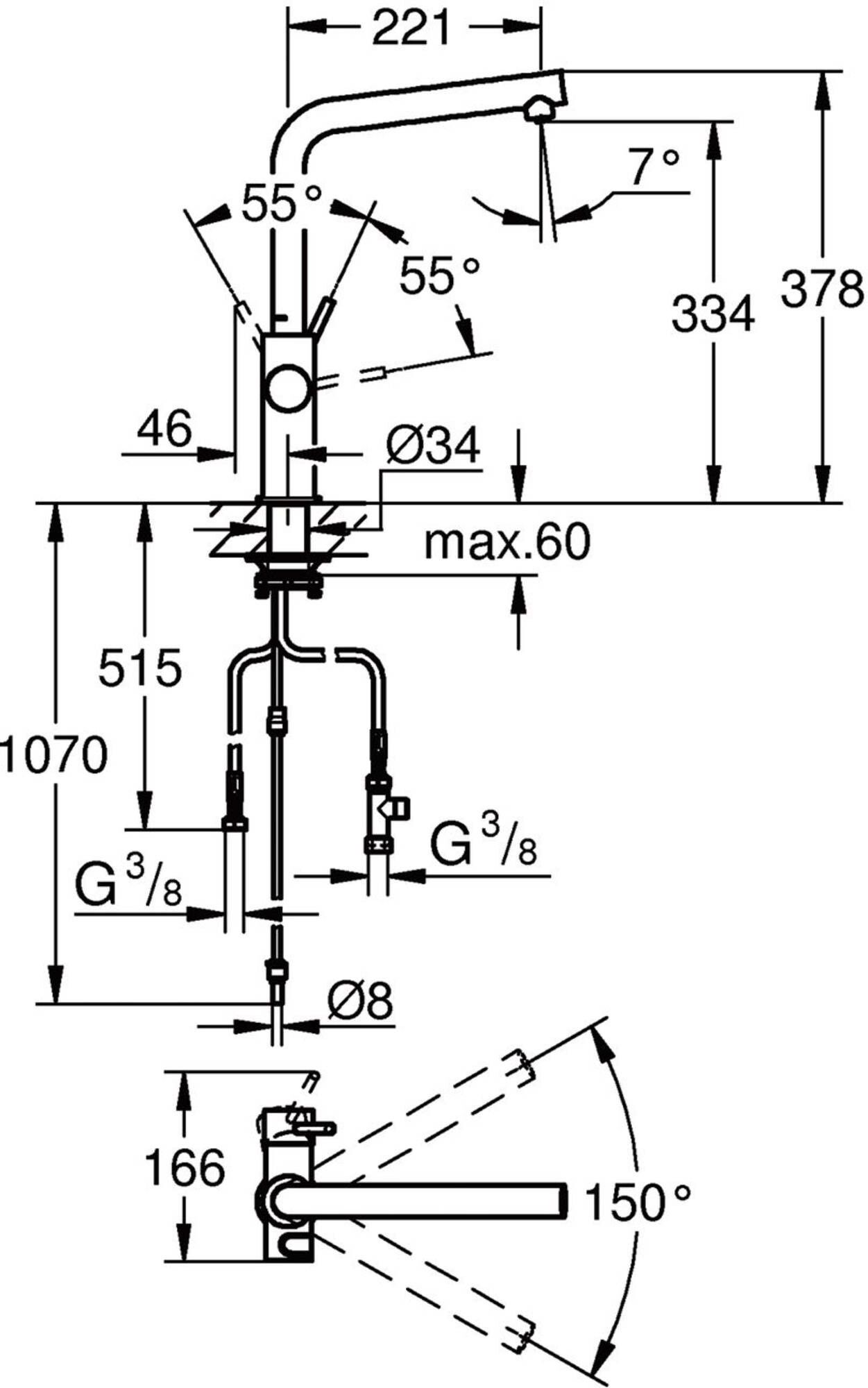 Grohe onderdeel 31454AL1 afbeelding 3
