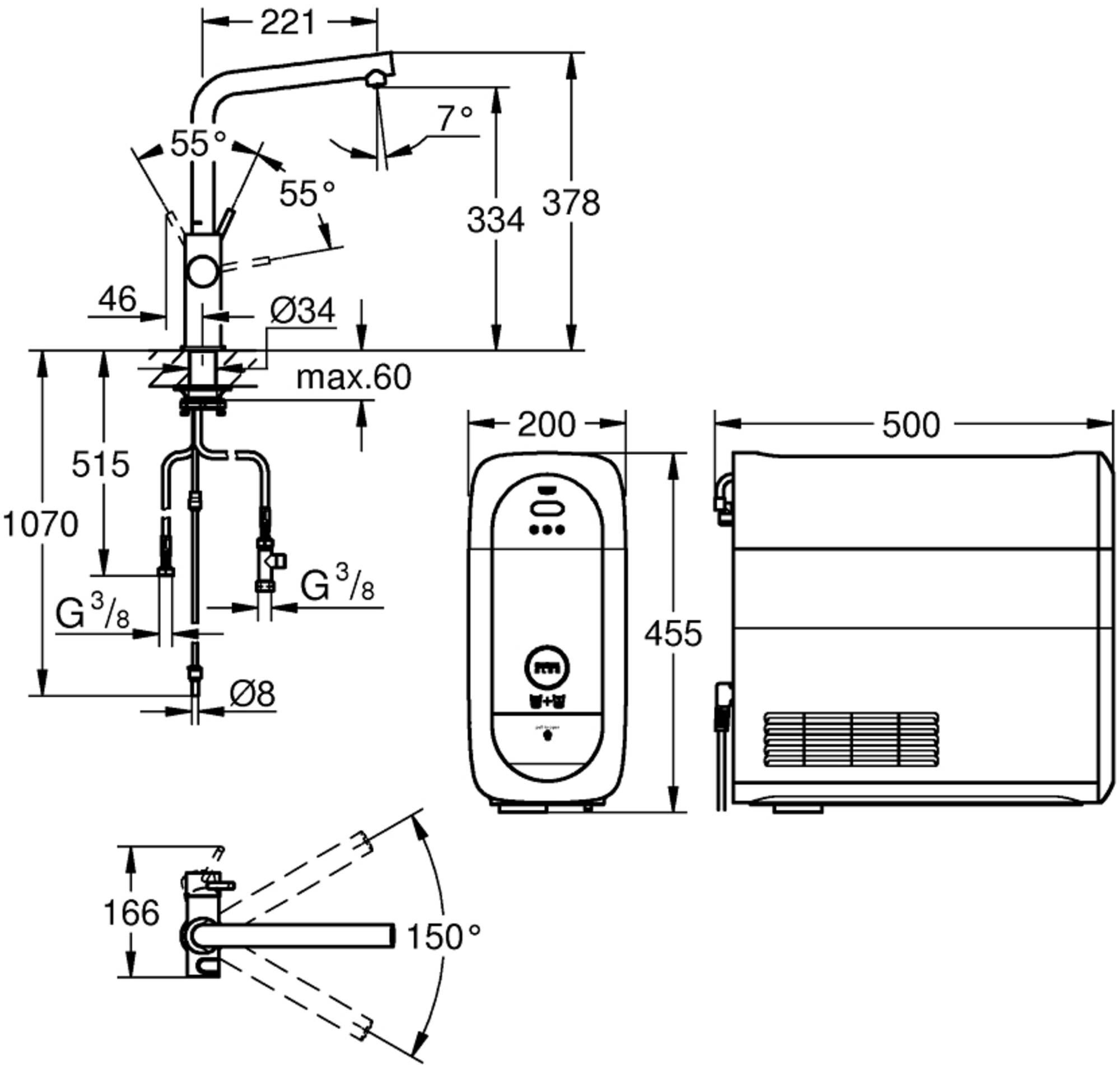 Grohe onderdeel  31454DL1 afbeelding 4