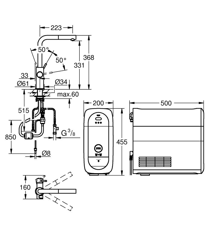 Grohe onderdeel 31539000 afbeelding 3