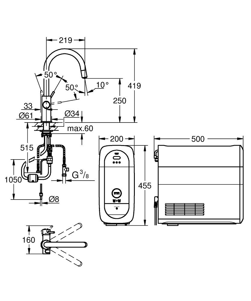 Grohe onderdeel 31541000 afbeelding 3