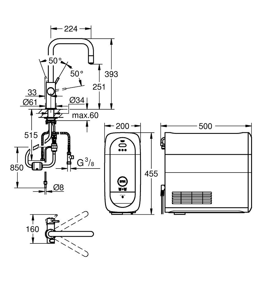 Grohe onderdeel 31543DC0 afbeelding 3