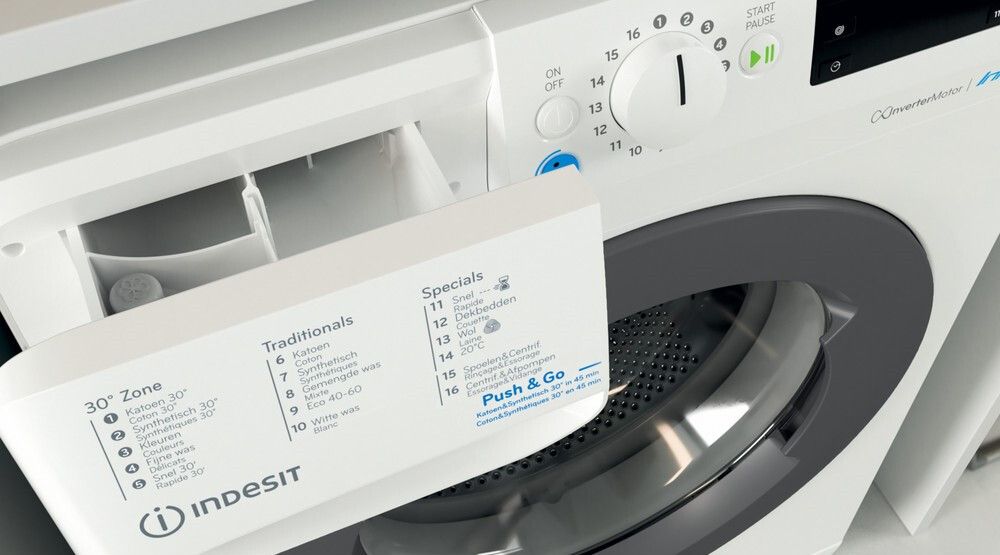 INDESIT wasmachine  BWEBE91496XWKN afbeelding 4