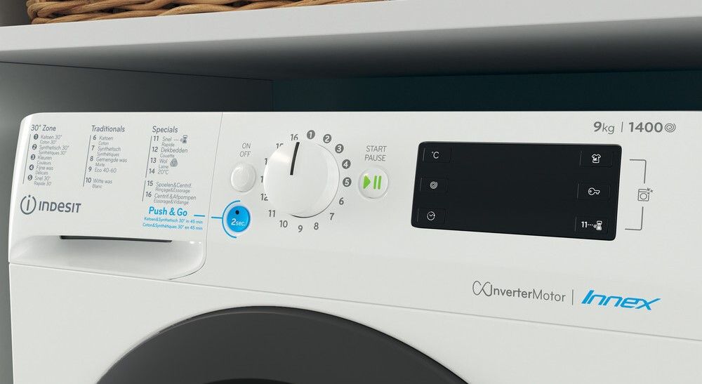 INDESIT wasmachine BWEBE91496XWKN afbeelding 3