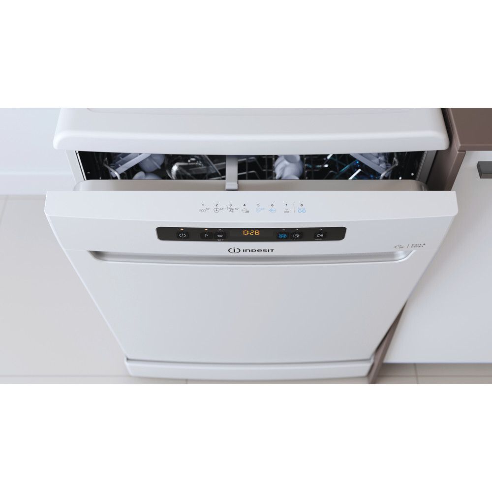 INDESIT DFO3C26 vrijstaand vaatwasser afbeelding 5