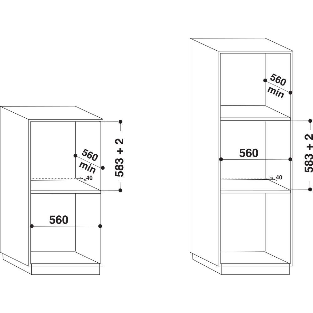 Indesit oven IFW4844HBL afbeelding 3