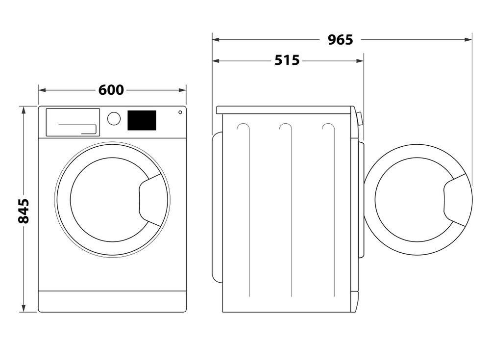 INDESIT IM 762 MY TIME EE  wasmachine afbeelding 5