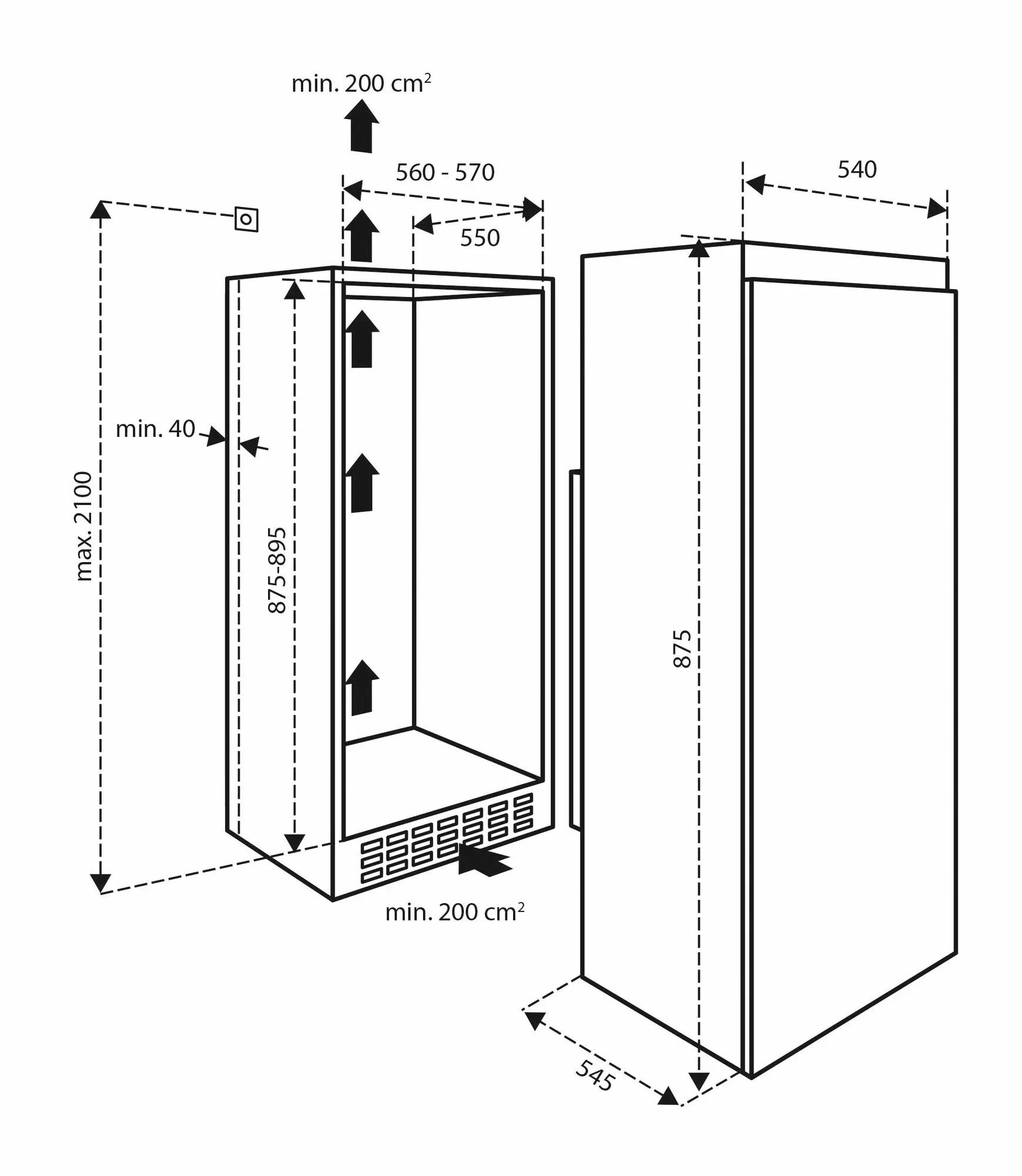 Inventum IKV0881S inbouw koelkast afbeelding 5