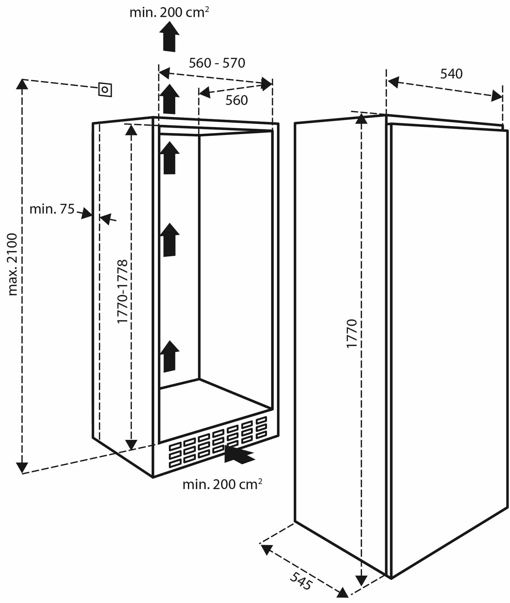 Inventum vriezer IVR1785S afbeelding 3